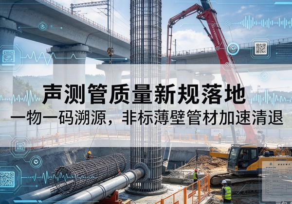 府谷声测管质量新规落地，一物一码溯源，非标薄壁管材加速清退