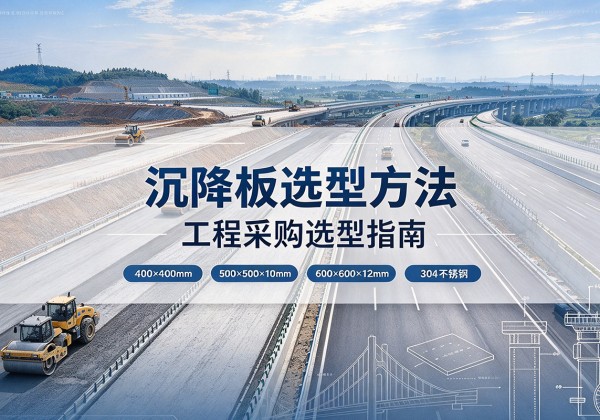 府谷沉降板选择方法